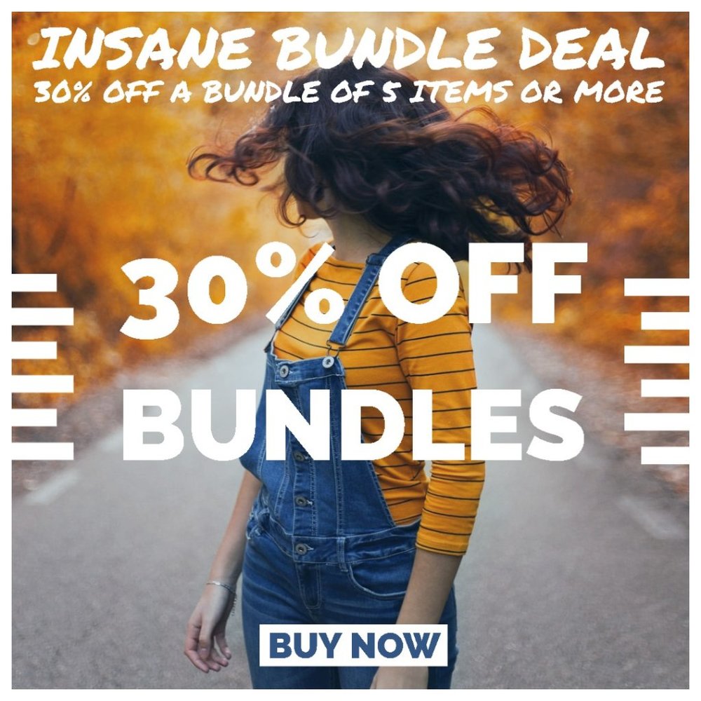 LIQUIDATION SALE! 30 % OFF BUNDLES!!!